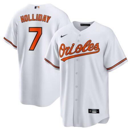 Jackson Holliday Baltimore Orioles Nike Home Replica Player Jersey - White - Front View