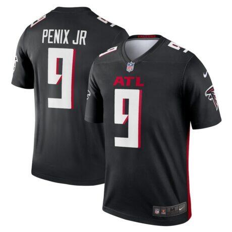 Michael Penix Jr. Atlanta Falcons Nike Legend Player Performance Top - Black - Front View