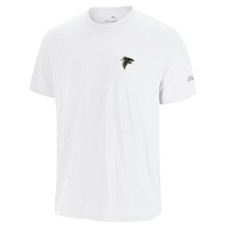 Atlanta Falcons Tommy Bahama Sport Torchdown Graphic T-Shirt - White - Front View