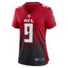 Michael Penix Jr. Atlanta Falcons Nike Women's Alternate Game Jersey - Red - Back View