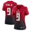 Michael Penix Jr. Atlanta Falcons Nike Women's Alternate Game Jersey - Red - Front View