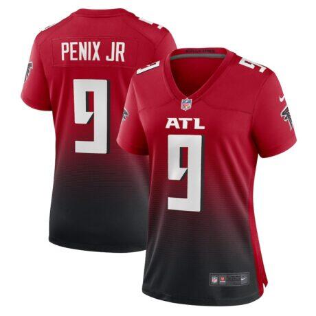 Michael Penix Jr. Atlanta Falcons Nike Women's Alternate Game Jersey - Red - Front View