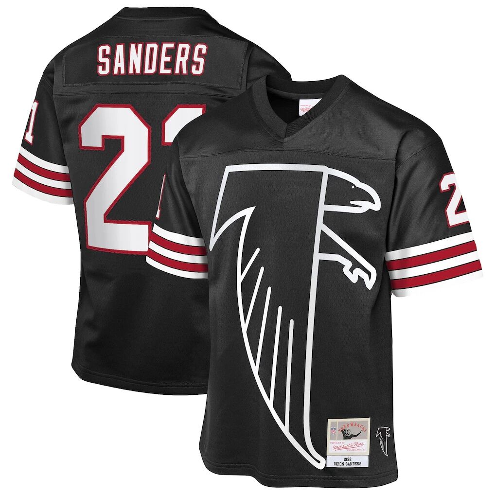 Deion Sanders Atlanta Falcons Mitchell & Ness Youth 1992 Throwback Fashion Jersey