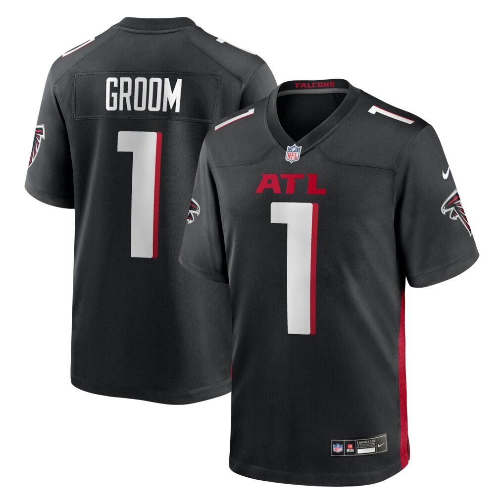 Number 1 Groom Atlanta Falcons Nike Game Jersey