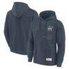 Edmonton Oilers Fanatics Future Ground Info Pullover Hoodie - Navy - Back View