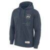 Edmonton Oilers Fanatics Future Ground Info Pullover Hoodie - Navy - Side View