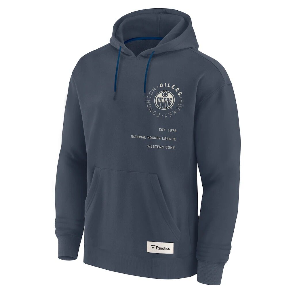 Edmonton Oilers Fanatics Future Ground Info Pullover Hoodie