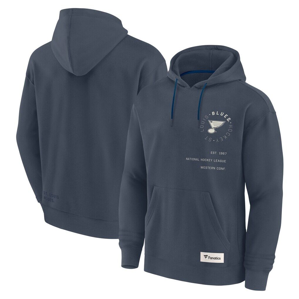 St. Louis Blues Fanatics Future Ground Info Pullover Hoodie