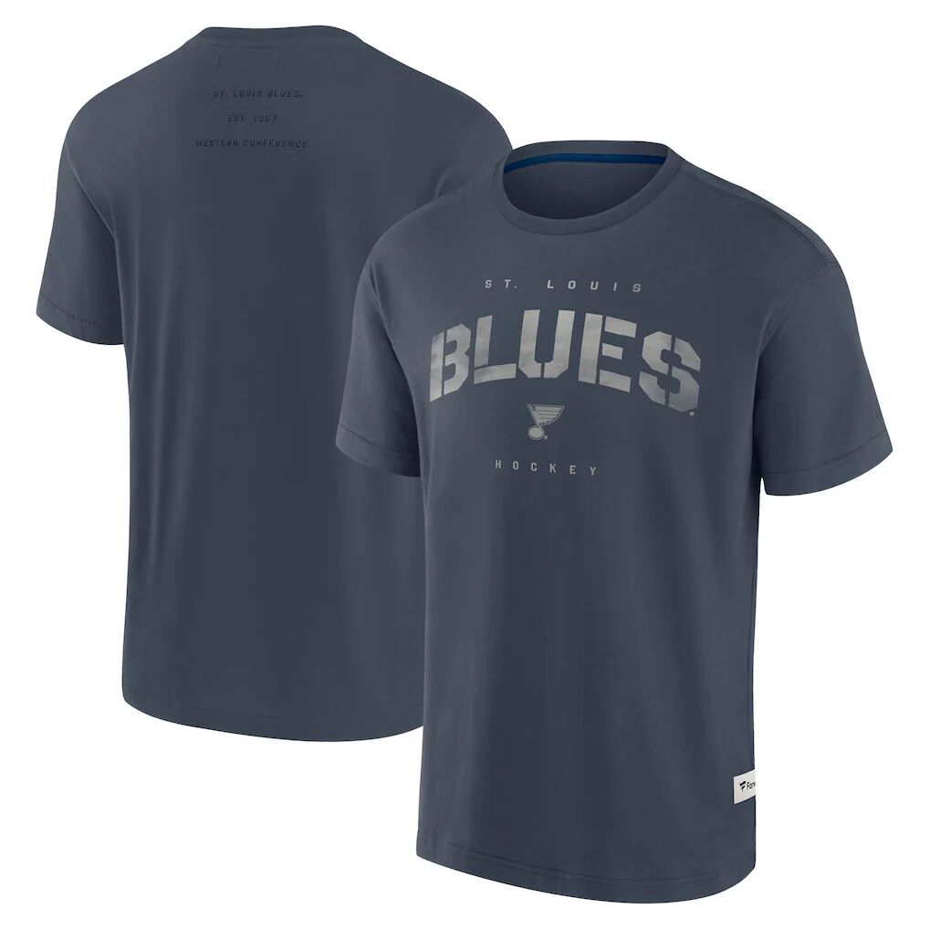 St. Louis Blues Fanatics Elements Weathered Tonal Future Ground T-Shirt