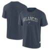St. Louis Blues Fanatics Elements Weathered Tonal Future Ground T-Shirt - Navy - Front View