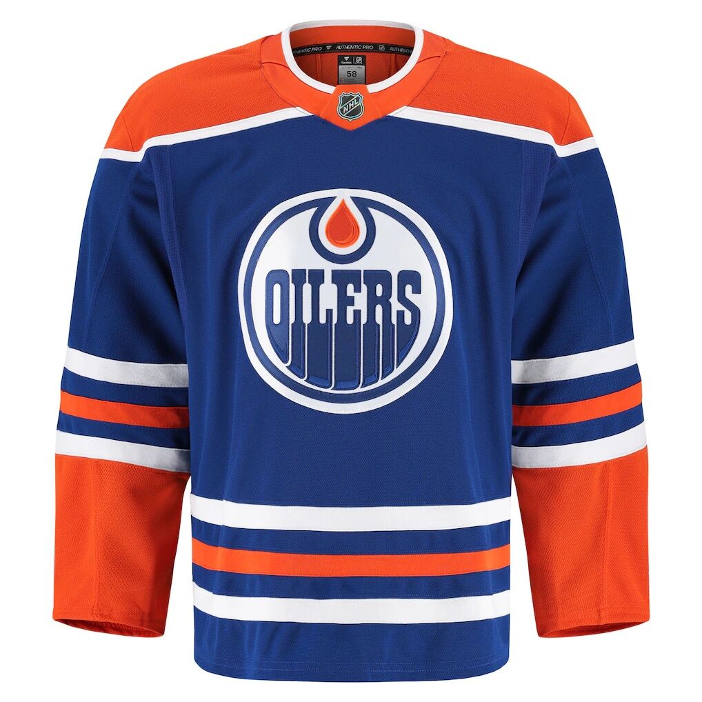 Edmonton Oilers Fanatics Home Authentic Pro Jersey – Royal