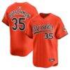 Adley Rutschman Baltimore Orioles Nike 2nd Alternate Limited Player Jersey - Orange - Back View