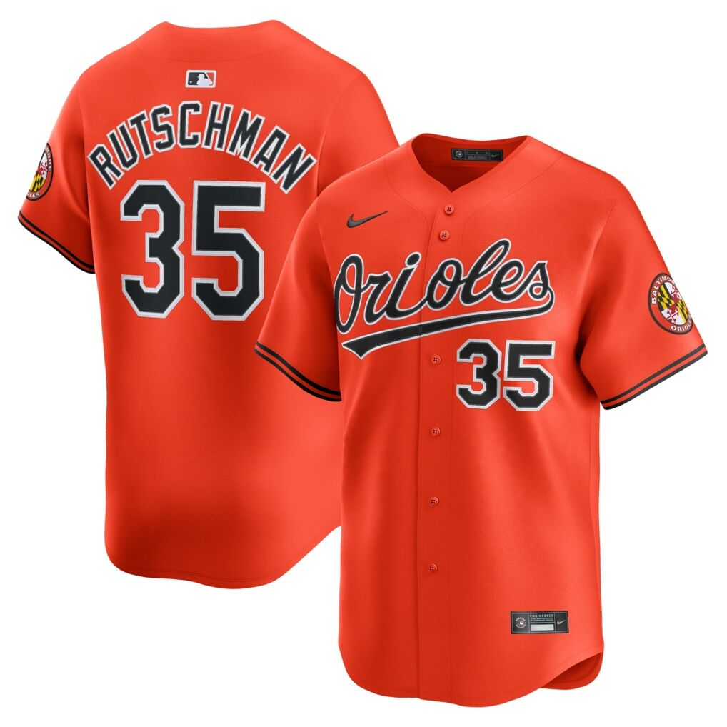 Adley Rutschman Baltimore Orioles Nike 2nd Alternate Limited Player Jersey