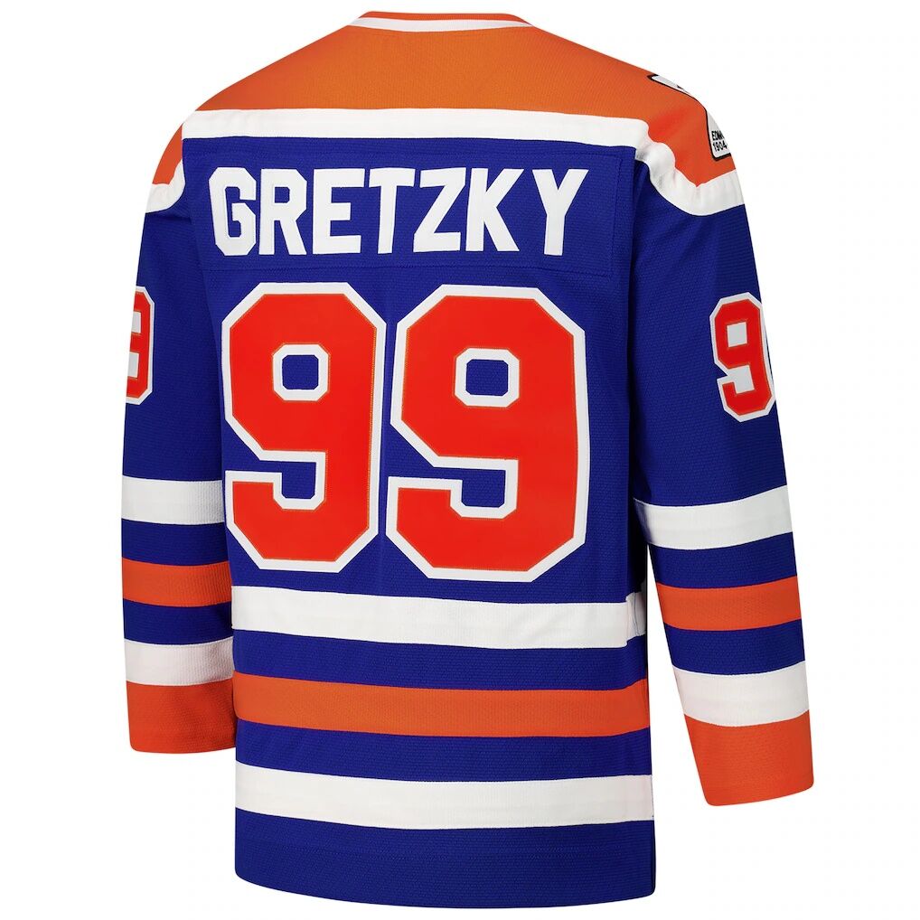 Wayne Gretzky Edmonton Oilers 1979-80 Power Play Jersey – Royal
