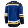 St. Louis Blues Fanatics Home Premium Jersey - Blue - Side View