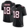 Kirk Cousins Atlanta Falcons Nike Vapor F.U.S.E. Limited Jersey - Black - Front View