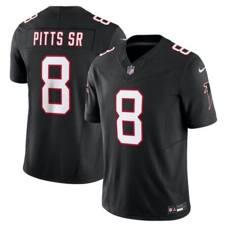 Kyle Pitts Sr. Atlanta Falcons Nike Vapor F.U.S.E. Limited Jersey - Black - Front View