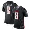 Kyle Pitts Sr. Atlanta Falcons Nike Legend Player Performance Top - Black - Front View
