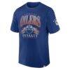 Edmonton Oilers Fanatics Decades Collection Made To Last T-Shirt - Blue - Side View