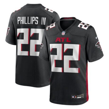 Clark Phillips III Atlanta Falcons Nike Team Game Jersey - Black - Front View