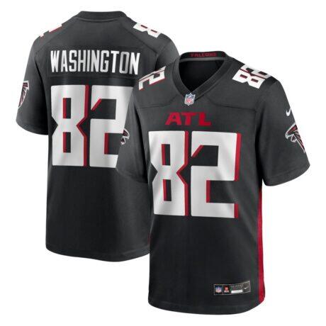 Casey Washington Atlanta Falcons Nike Team Game Jersey - Black - Front View