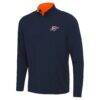 Oklahoma City Thunder Antigua Content Quarter-Zip Top - - Front View