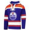 Edmonton Oilers '47 Superior Lacer Hoodie - - Back View
