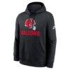 Atlanta Falcons Nike Best Season Rewind Club Pullover Hoodie - Black - Front View