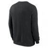 Atlanta Falcons Nike Primetime Club Fleece Pullover Sweatshirt - Black - Back View