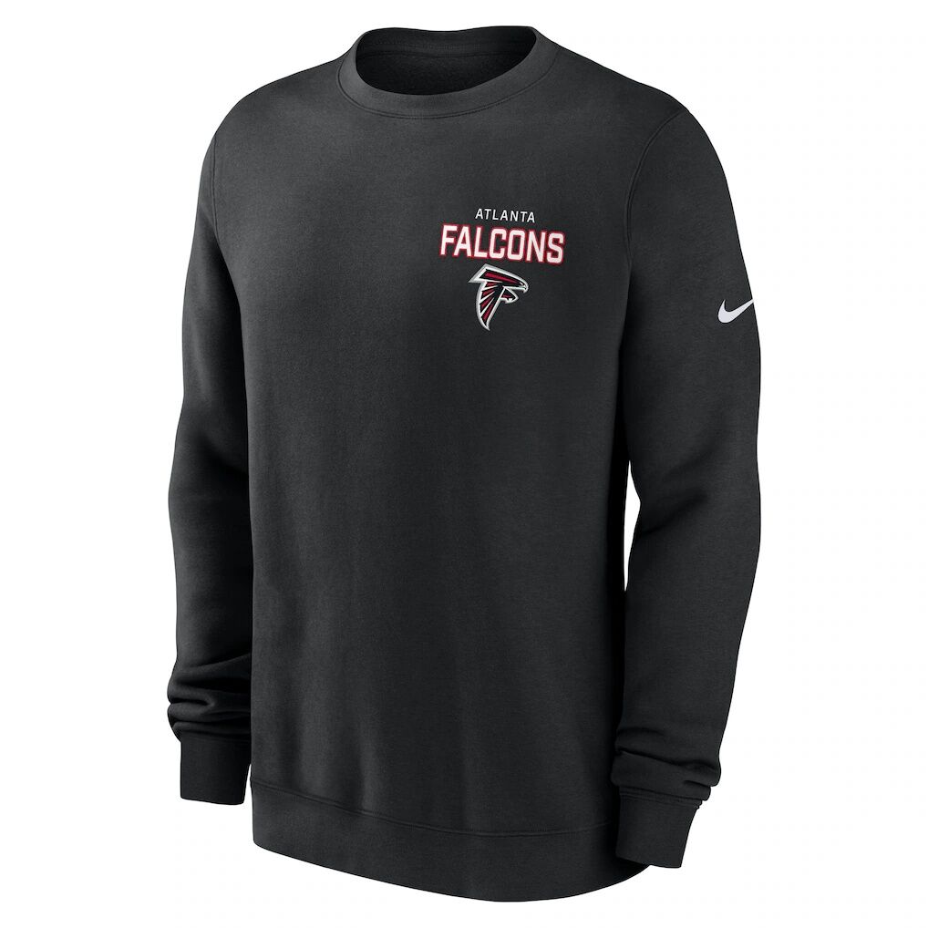 Atlanta Falcons Nike Primetime Club Fleece Pullover Sweatshirt