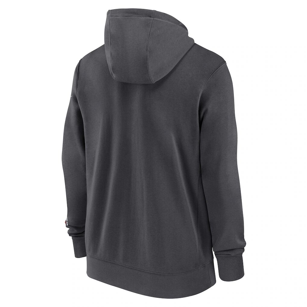 Atlanta Falcons Nike Primetime Club Full-Zip Hoodie – Anthracite