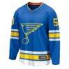 Jordan Binnington St. Louis Blues Fanatics Home Breakaway Player Jersey - Blue - Back View