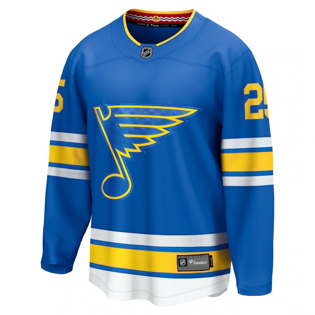 Jordan Kyrou St. Louis Blues Fanatics Home Breakaway Player Jersey