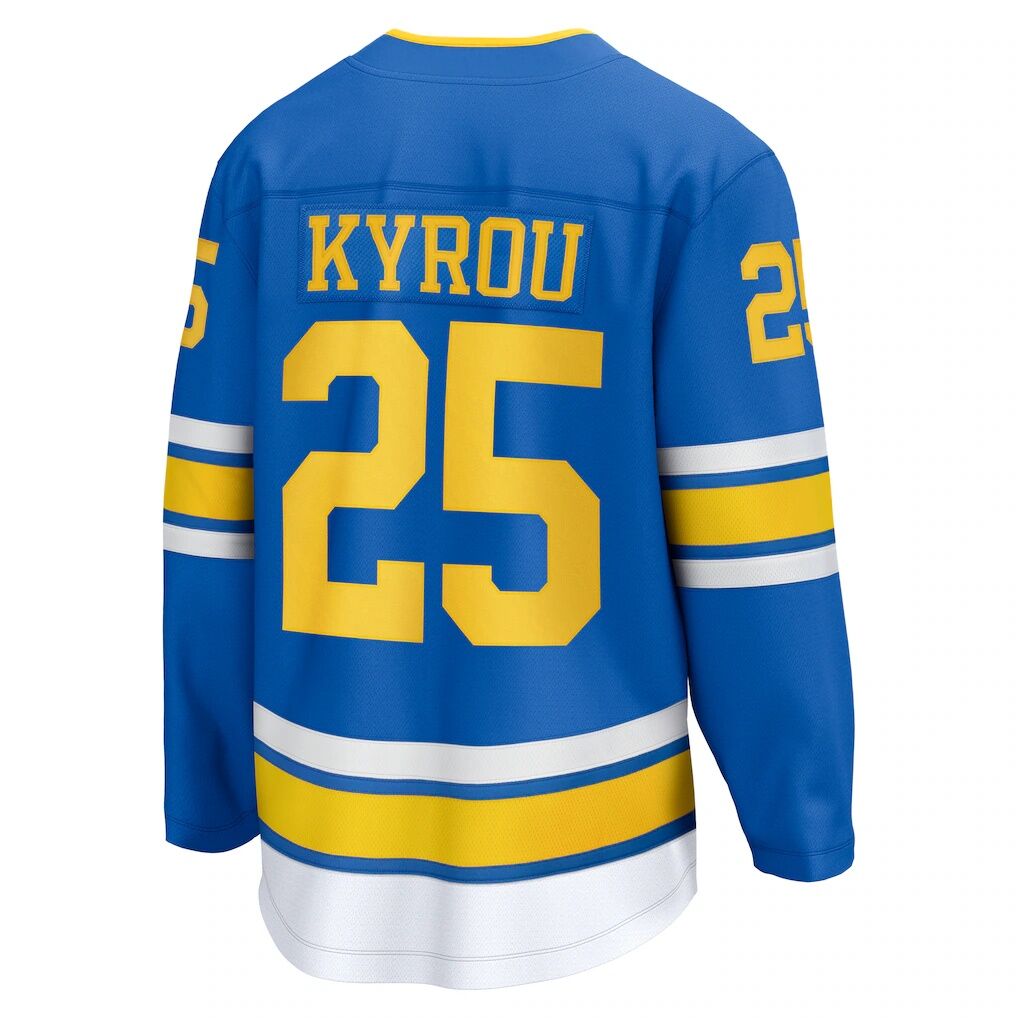 Jordan Kyrou St. Louis Blues Fanatics Home Breakaway Player Jersey