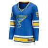 Jordan Binnington St. Louis Blues Fanatics Women's Home Breakaway Player Jersey - Blue - Back View