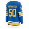 Jordan Binnington St. Louis Blues Fanatics Women's Home Breakaway Player Jersey - Blue - Side View