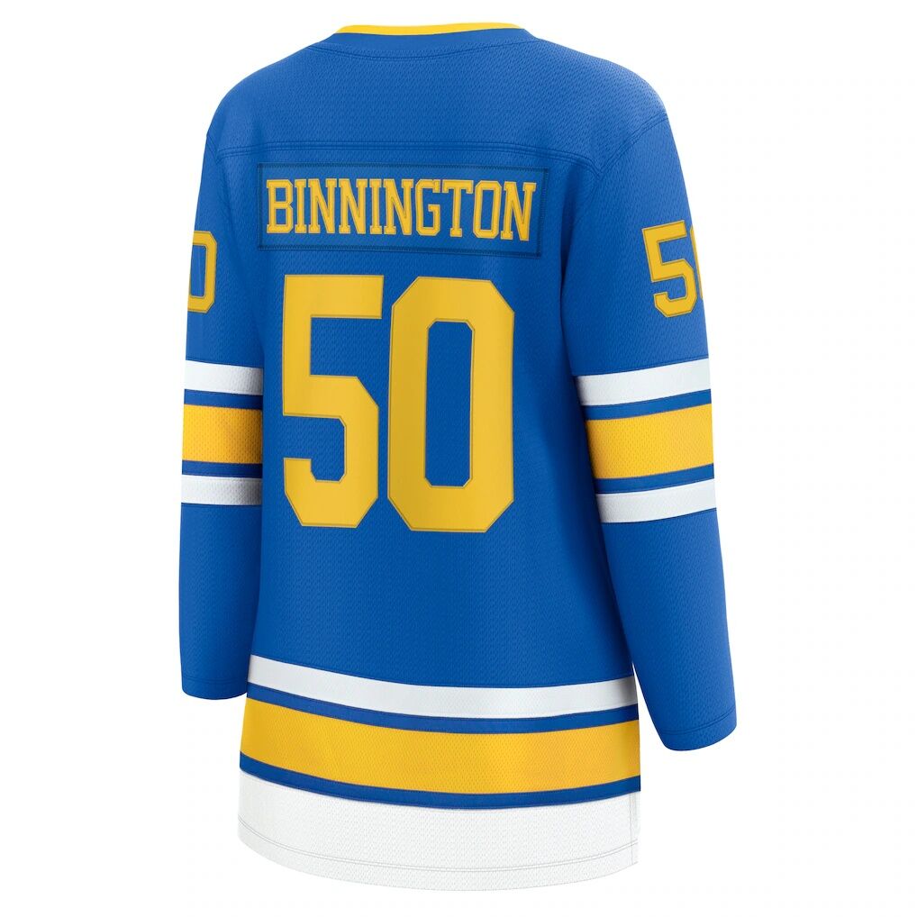 Jordan Binnington St. Louis Blues Fanatics Women’s Home Breakaway Player Jersey