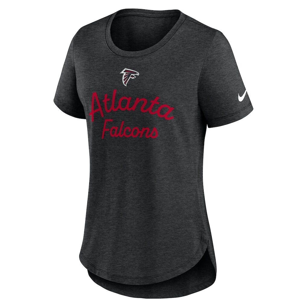 Atlanta Falcons Nike Women’s Script Tri-Blend T-Shirt