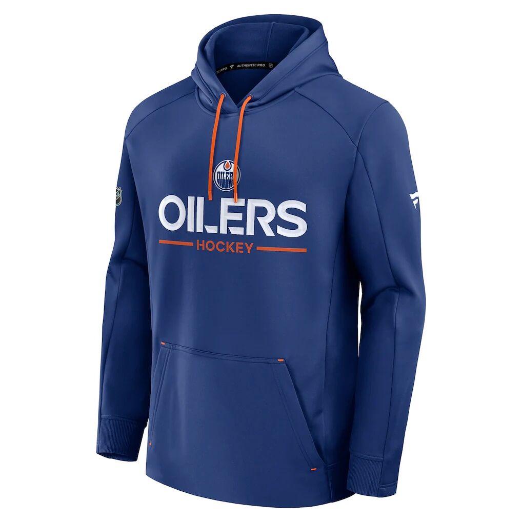 Edmonton Oilers Fanatics Authentic Pro Rink Hoodie – Royal