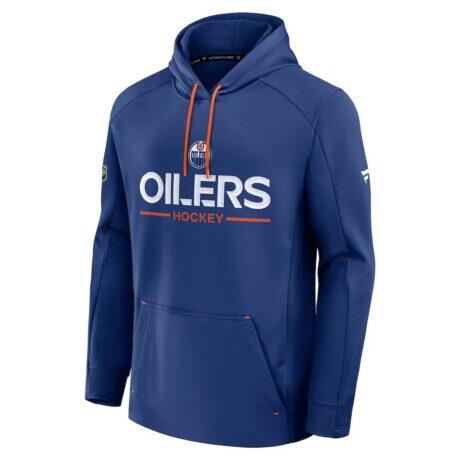 Edmonton Oilers Fanatics Authentic Pro Rink Hoodie - - Front View