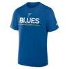 St. Louis Blues Fanatics Authentic Pro Primary T-Shirt - Blue - Front View