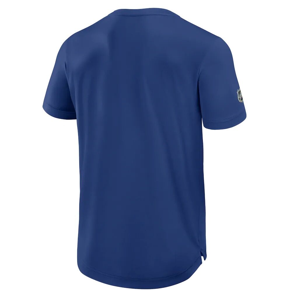 Edmonton Oilers Fanatics Authentic Pro Rink Tech T-Shirt – Royal