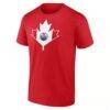 Edmonton Oilers Canada Day T-Shirt - Red - Back View