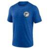 St. Louis Blues Earnest Will Tri-Blend T-Shirt - Blue - Side View