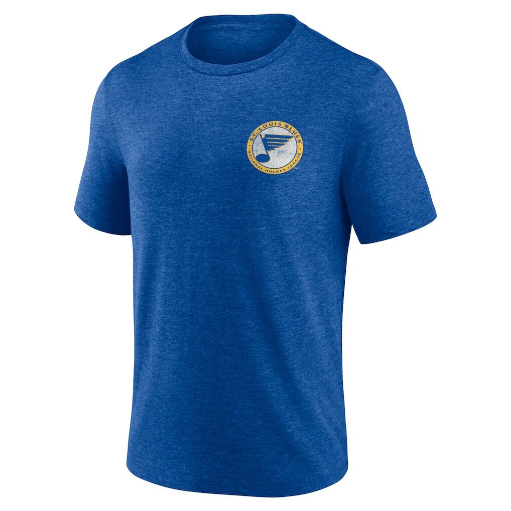 St. Louis Blues Earnest Will Tri-Blend T-Shirt