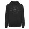 Edmonton Oilers Levelwear Podium Abyssal Pullover Hoodie - Black - Back View