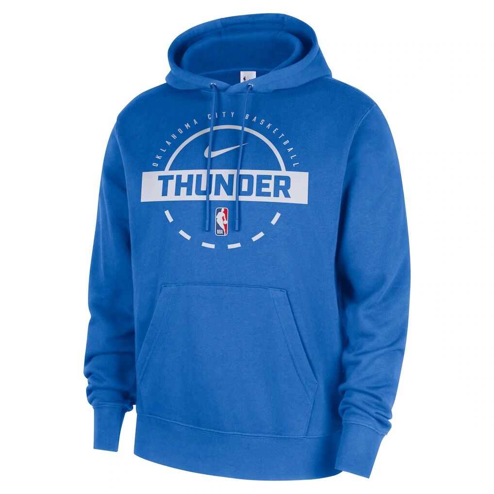 Oklahoma City Thunder Nike 2025/26 Authentic Practice Club Pullover Hoodie