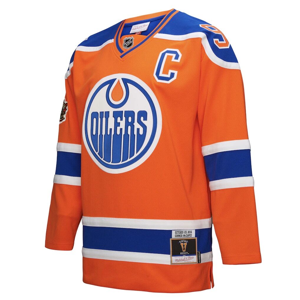 Connor McDavid Edmonton Oilers Mitchell & Ness Power Play Jersey