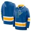 St. Louis Blues Fanatics Prime Time Fleece Hoodie - Blue - Front View