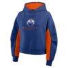 Edmonton Oilers Fanatics Women's Back Check Boxy Hoodie - - Front View